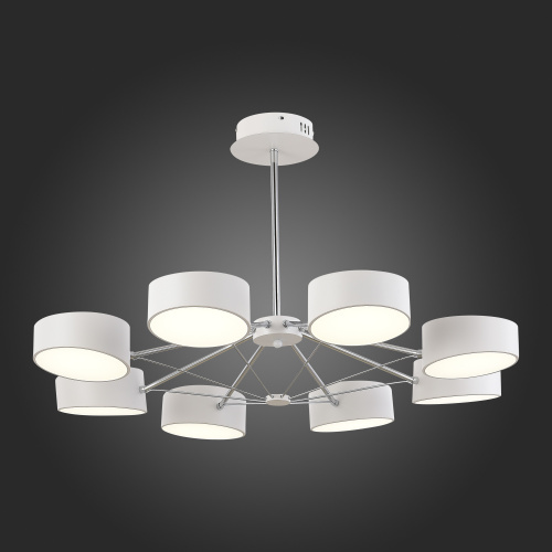 SLE6005-502-08 Светильник потолочный Белый, Хром/Белый LED 8*10W VALLE фото 3 SLE6005-502-08 Светильник потолочный Белый, Хром/Белый LED 8*10W VALLE фото 3