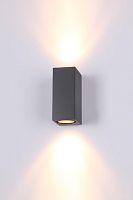370600 STREET NT19 756 темно-серый Ландшафтный светильник IP54 GU10 2*50W 220V LANDSCAPE