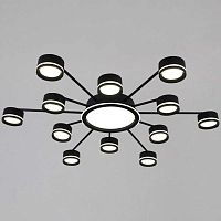 Потолочная люстра Reluce 20590-0.3-6+6+1 Black
