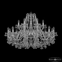 Люстра хрустальная 1409/12+6/360 Ni Bohemia Ivele Crystal (Богемия Ивеле Кристалл)