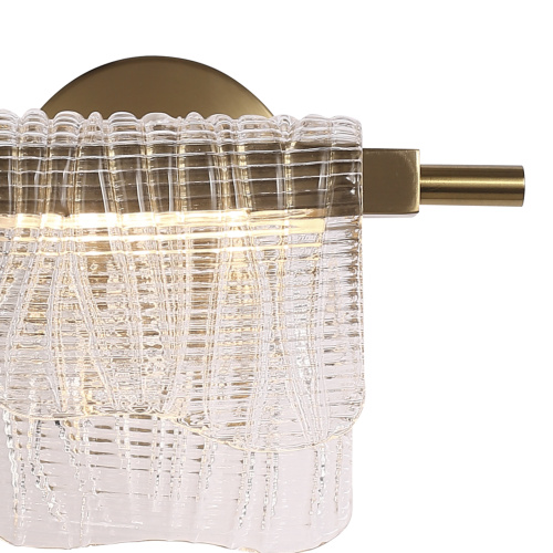 SL6021.201.06 Светильник настенный ST-Luce золотистый/прозрачный LED 1*6W 3000K VOILE фото 4