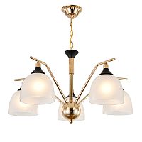 Подвесной светильник Escada 2123/5P E27*40W Gold/Black