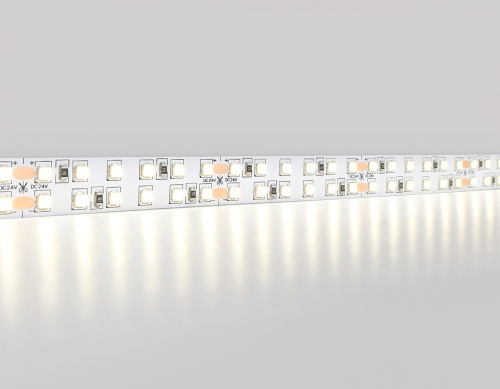 Светодиодная лента двухрядная 24В 2835 240Led 24Вт/м 4500K IP20 5м фото 2 Светодиодная лента двухрядная 24В 2835 240Led 24Вт/м 4500K IP20 5м фото 2
