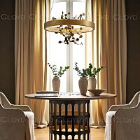 Люстра Cloyd TURBULENT C1 / Ø60 см - латунь (арт.10782)