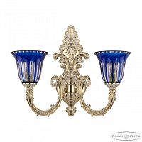 Бра бронзовые с хрусталём 7109B15/2/210 GW P2 U Clear-Blue/H-1H