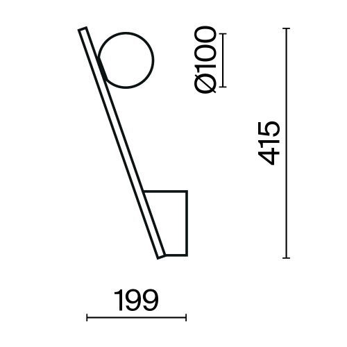 Настенный светильник (бра) Maytoni MOD175WL-01G фото 13