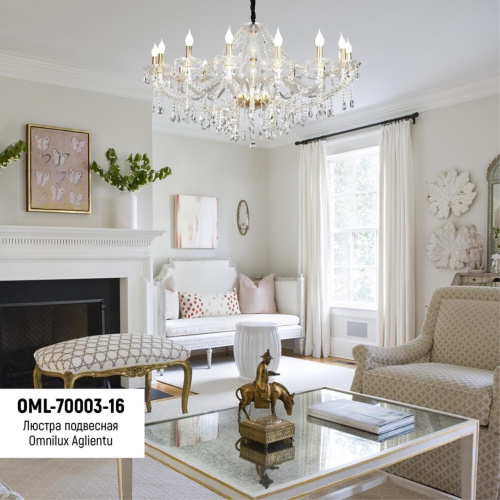 Люстра подвесная OML-70003-16 фото 4