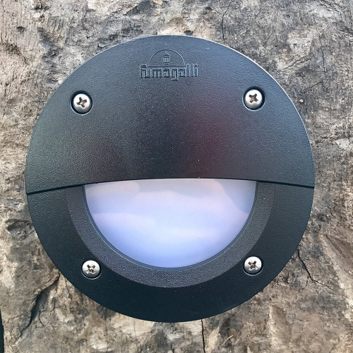 Светильник для подсветки лестниц встраиваемый FUMAGALLI LETI 100 Round-EL 2C3.000.000.AYG1L фото 5 Светильник для подсветки лестниц встраиваемый FUMAGALLI LETI 100 Round-EL 2C3.000.000.AYG1L фото 5