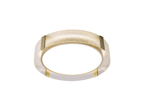 Накладной светильник с подсветкой золото LED 72+15Вт D50см Zortes GERDA ZRS.1097.50 фото 18
