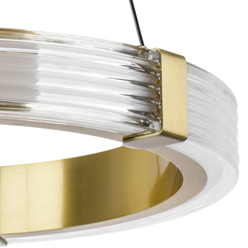 736241 Люстра ROTONDA 21W LED 1053LM 360G ЛАТУНЬ 3000K фото 4