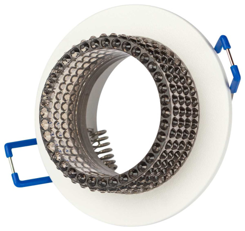 Светильник встраиваемый декоративный ЭРА DK109 WH/GR под лампу MR16 GU5.3 белый/серый Б0058414 фото 4