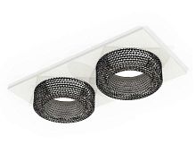 Комплект встраиваемого светильника Ambrella light Techno Spot XC7635021 SWH/BK белый песок/тонированный (C7635, N7192)