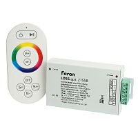 Контроллер для светодиодной ленты с П/У белый, 12-24V, LD56