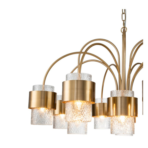 Подвесная люстра Indigo ELEGANZA 12019/A/12P Brass V000324 фото 2 Подвесная люстра Indigo ELEGANZA 12019/A/12P Brass V000324 фото 2