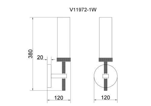 Светильник настенный Moderli V11972-1W Sienna фото 2