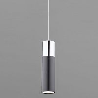 LED светильник подвесной в стиле лофт 50135/1 LED хром/черный