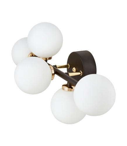 Бра Lumina Deco Marsiada LDW 6033-5 BK+F.GD фото 3