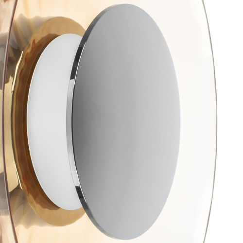 809023 Настенно-потолочный светильник CELESTA LED 24W 600LM ХРОМ/КОНЬЯЧНЫЙ 3000K фото 4 809023 Настенно-потолочный светильник CELESTA LED 24W 600LM ХРОМ/КОНЬЯЧНЫЙ 3000K фото 4