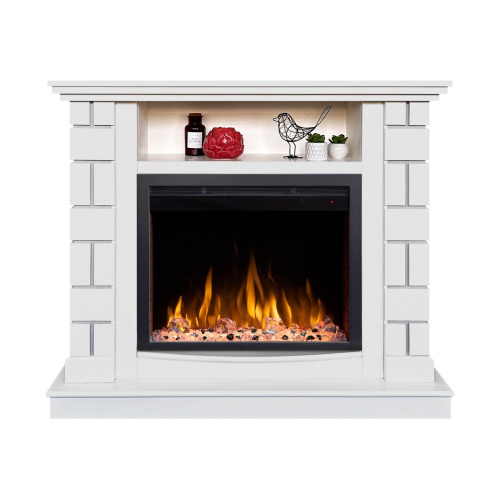 Электрокамин RealFlame Edward WT молочный с очагом Saphir 25,5 фото 5 Электрокамин RealFlame Edward WT молочный с очагом Saphir 25,5 фото 5