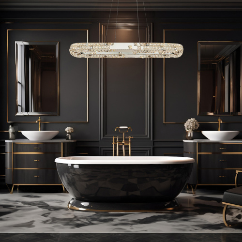 Люстра подвесная Elegance GoldFL1106-11PO фото 3 Люстра подвесная Elegance GoldFL1106-11PO фото 3
