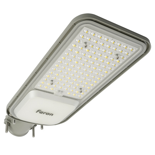 Светодиодный уличный консольный светильник Feron SP3040 100W 5000K 230V, серый фото 10
