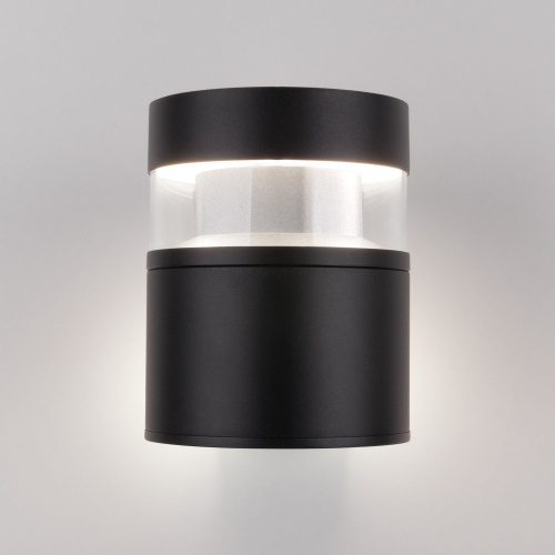 Уличный настенный светодиодный светильник Черный 1530 TECHNO LED  черный фото 5