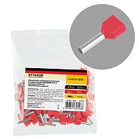 LD406-1008 Наконечник штыревой втулочный изолированный НШВИ(2) 1,0-8 (упаковка 100 шт)