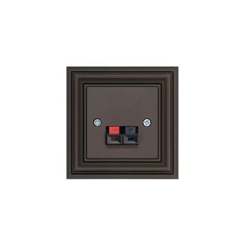 Аудиорозетка Liregus Retro коричневый омбре 29-040