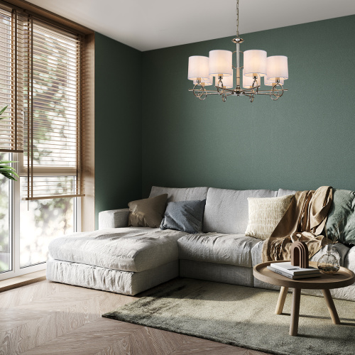 Подвесной светильник Escada 10167/8PL E14*40W Nickel фото 6 Подвесной светильник Escada 10167/8PL E14*40W Nickel фото 6