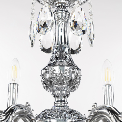 Люстра с хрустальными подвесками AL79101/6/175 B Ni Bohemia Ivele Crystal (Богемия Ивеле Кристалл) фото 6
