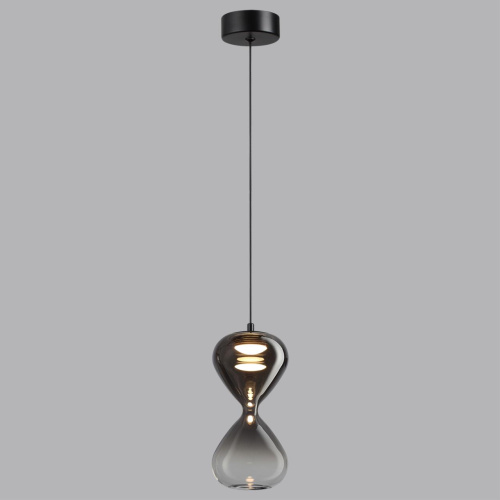 5092/4LA PENDANT ODL25 357 черный/дымчатый градиент/прозрачн./металл/стекло Подвес LED 4W 4000K 388Лм GLESSI фото 5 5092/4LA PENDANT ODL25 357 черный/дымчатый градиент/прозрачн./металл/стекло Подвес LED 4W 4000K 388Лм GLESSI фото 5