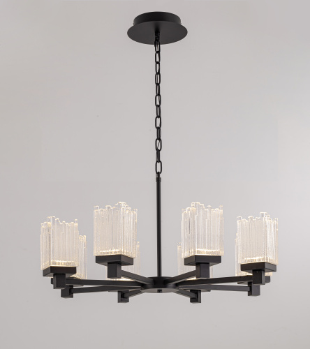 Подвесной светильник MD25020403-8A1 Matt black, LED/39.8W, 3000K dimmable фото 2