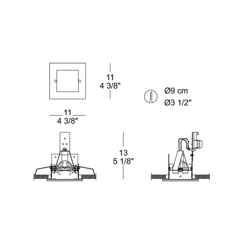Встраиваемый светильник SD 101 Chrome фото 2