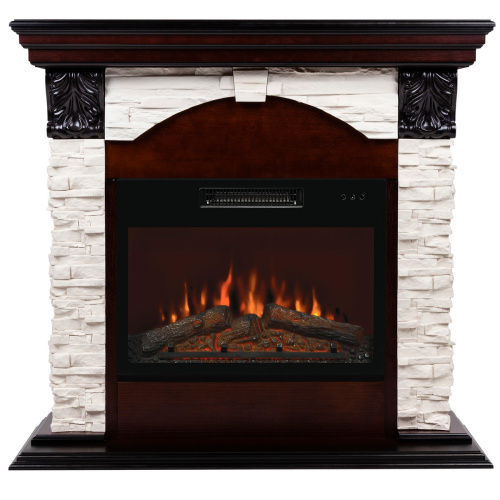 Каминокомплект DUBLIN LUX/ДУБЛИН ЛЮКС Античный дуб с очагом Электроочаг KENDAL/КЕНДАЛ 24