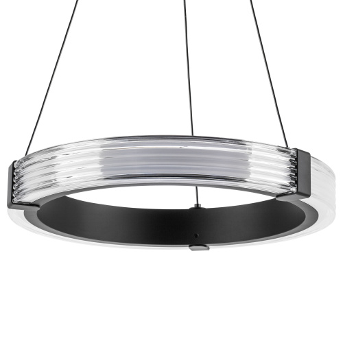 736247 Люстра ROTONDA 21W LED 1053LM 360G ЧЕРНЫЙ 3000K фото 3