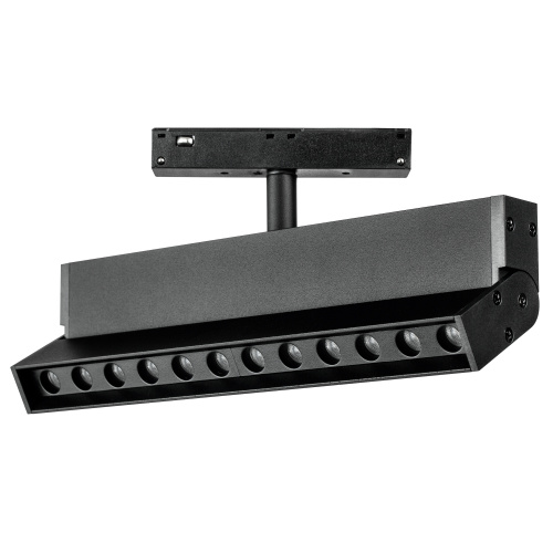 259037 Светильник 48V поворотный д/трека UNO LED 12W 800LM 24G ЧЕРНЫЙ МАТОВЫЙ 3000K