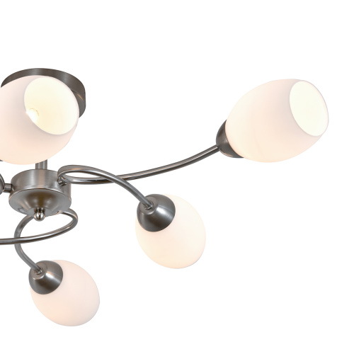 Светильник на штанге 150007/6R E27*60W Satin nickel фото 3