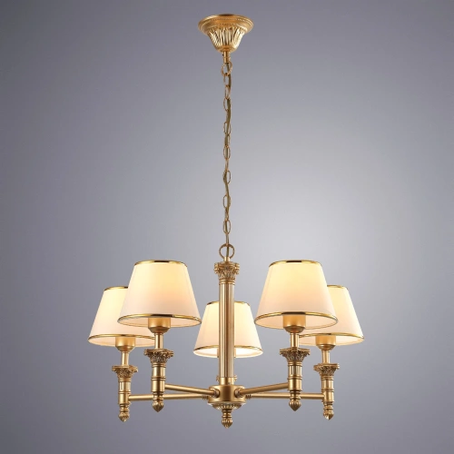 Подвесная люстра Arte Lamp BUDAPEST A9185LM-5SG фото 2 Подвесная люстра Arte Lamp BUDAPEST A9185LM-5SG фото 2