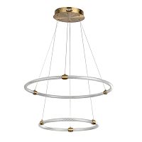 8010/50L LEDIO LN25 000 золото/прозрачный, металл/акрилл Подвесной светильник LED 50W 220V 4000K TWINKLE