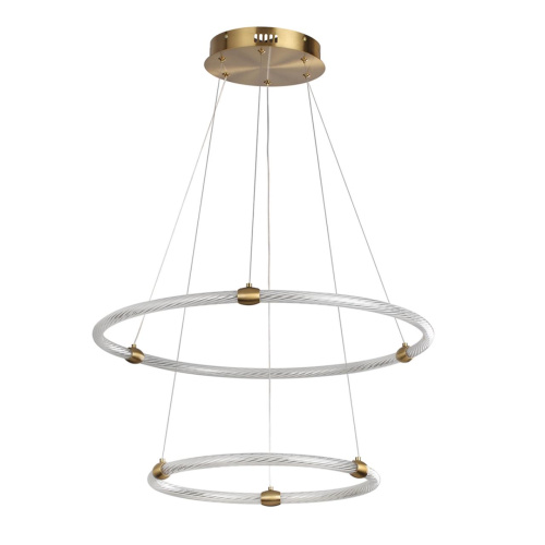 8010/50L LEDIO LN25 000 золото/прозрачный, металл/акрилл Подвесной светильник LED 50W 220V 4000K TWINKLE 8010/50L LEDIO LN25 000 золото/прозрачный, металл/акрилл Подвесной светильник LED 50W 220V 4000K TWINKLE