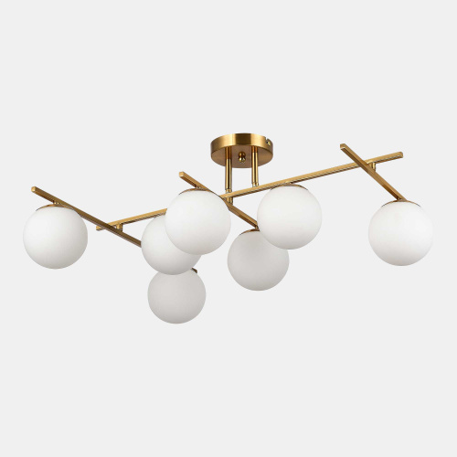 SLE1195-302-07 Светильник потолочный Латунь/Белый E14 7*40W SIERRA фото 8