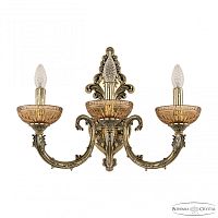 Бра бронзовые с хрусталём 7109B15/3/210 GB P Amber/M-1G