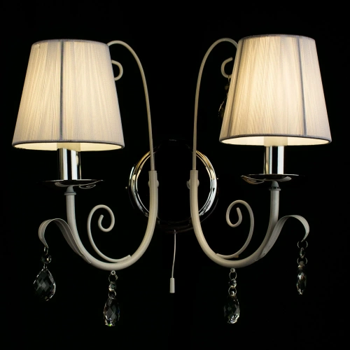 Бра Arte Lamp ROMANA SNOW A1743AP-2WH фото 2 Бра Arte Lamp ROMANA SNOW A1743AP-2WH фото 2
