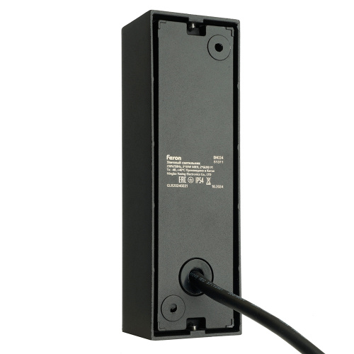 Светильник садово-парковый Feron DH024, на стену, 2*GU10 MR11 230V, черный фото 7