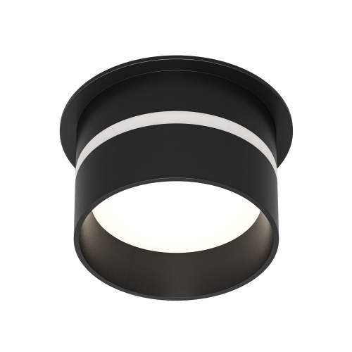 DK2404-BK Встраиваемый светильник влагозащ., IP 44, до 15 Вт, GU10, черный, алюминий фото 6