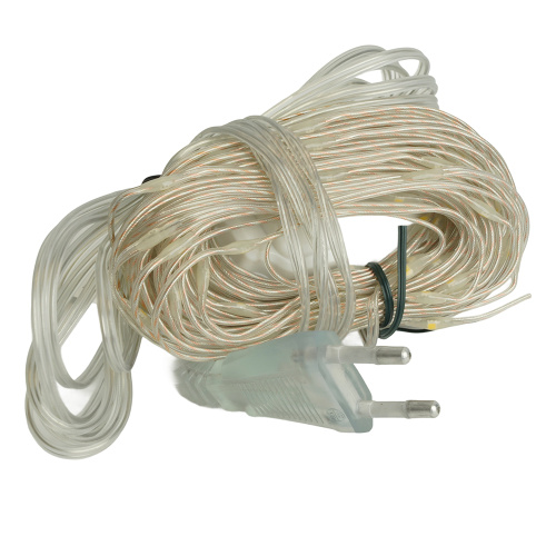 Светодиодная гирлянда Feron CL577 линейная Роса (на плоском проводе) 220V 2700К c питанием от сети фото 4