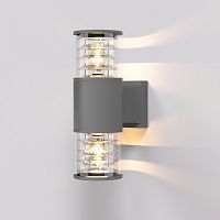 Настенный уличный светильник 1407 Techno cерый IP54 1407 Techno cерый