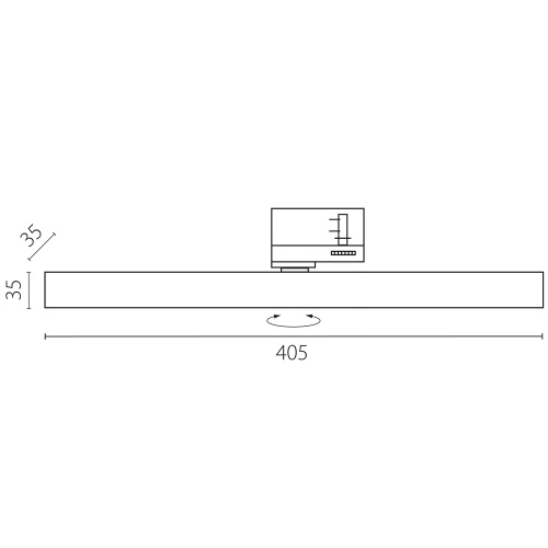 202147-4W Светильник линейный д/трека Quattro LILLA LED 30W 2250LM 120G ЧЕРНЫЙ 4000K фото 6
