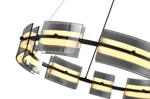 Люстра подвесная черная LED 36Вт D60см Zortes LOFT ZRS.1802.60 фото 6 Люстра подвесная черная LED 36Вт D60см Zortes LOFT ZRS.1802.60 фото 6