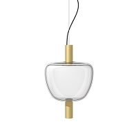 Подвесной светильник 10709P/B gold/clear